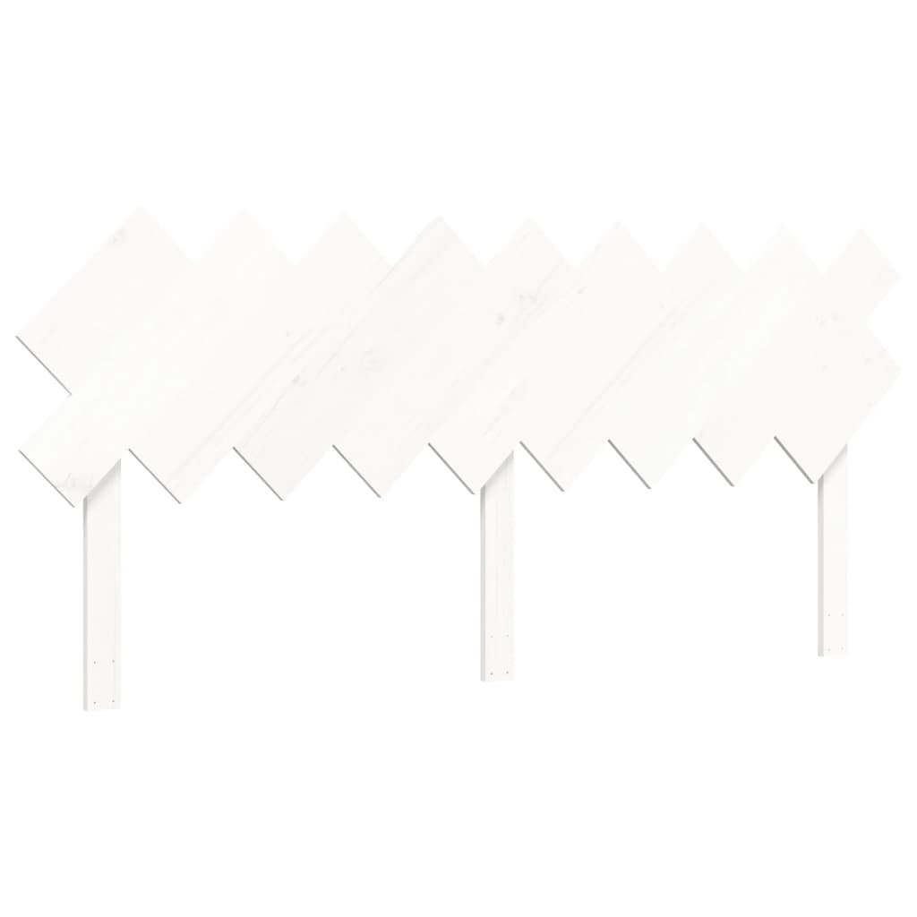 Cadre de lit sans matelas blanc bois massif de pin - XIOS