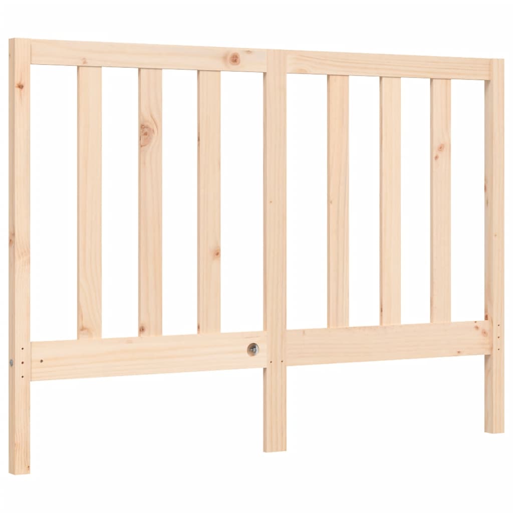 Cadre de lit sans matelas 140x190 cm bois de pin massif - XIOS