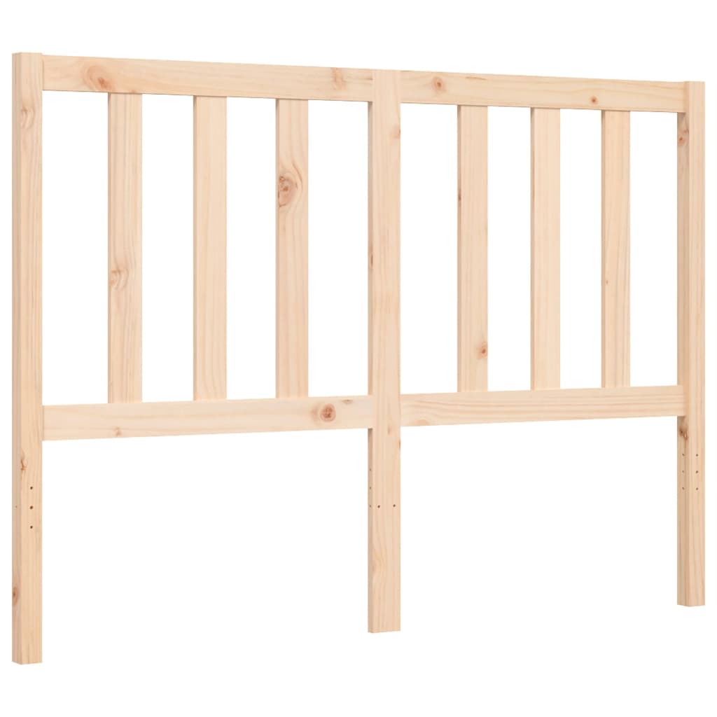 Cadre de lit sans matelas 140x190 cm bois de pin massif - XIOS