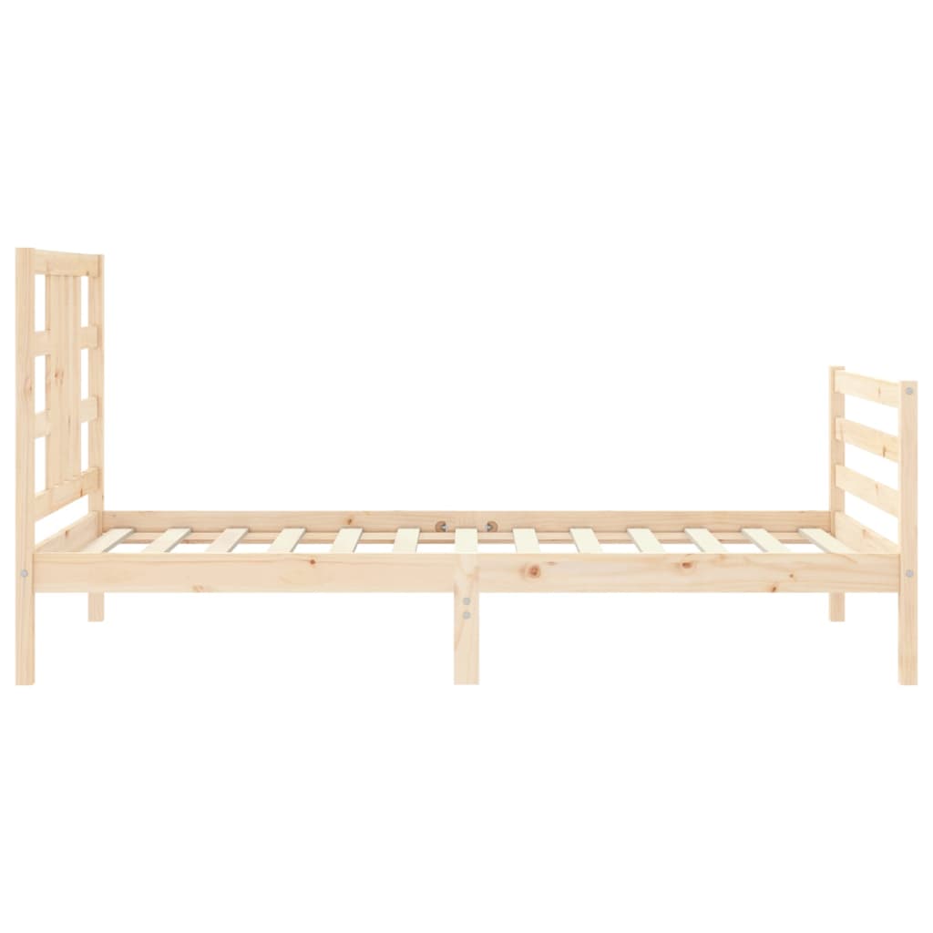 Cadre de lit sans matelas bois de pin massif - XIOS