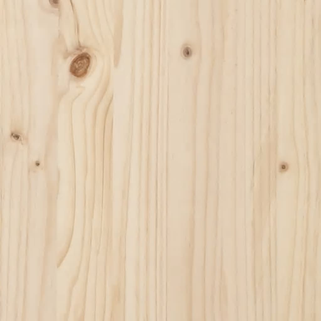 Cadre de lit avec tête de lit 120x200 cm bois massif Lits & cadres de lit vidaXL   