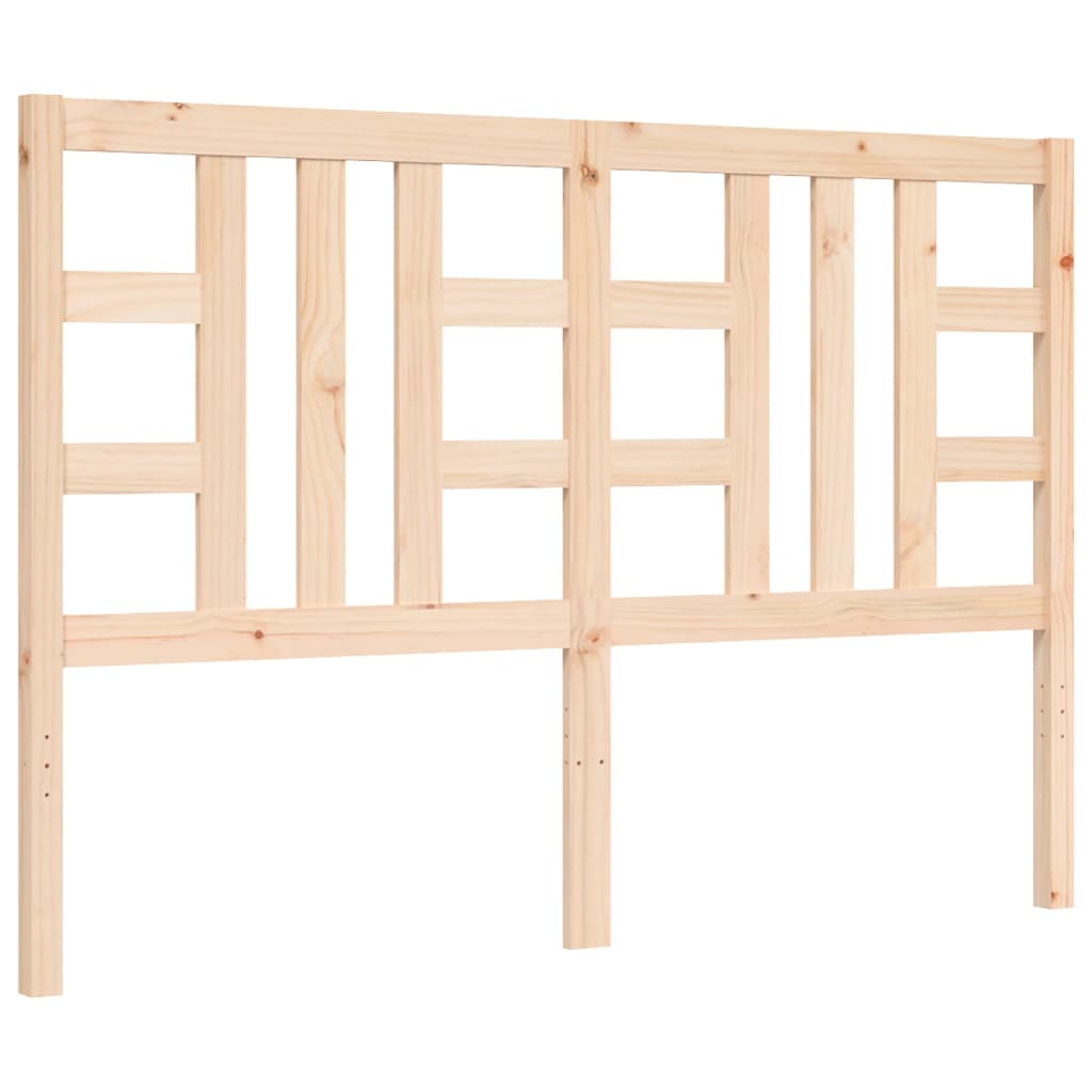 Cadre de lit sans matelas 140x200 cm bois massif - XIOS