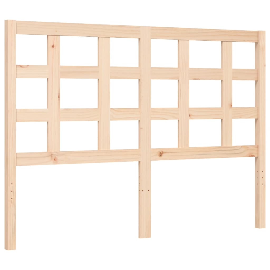Cadre de lit sans matelas 140x200 cm bois massif - XIOS