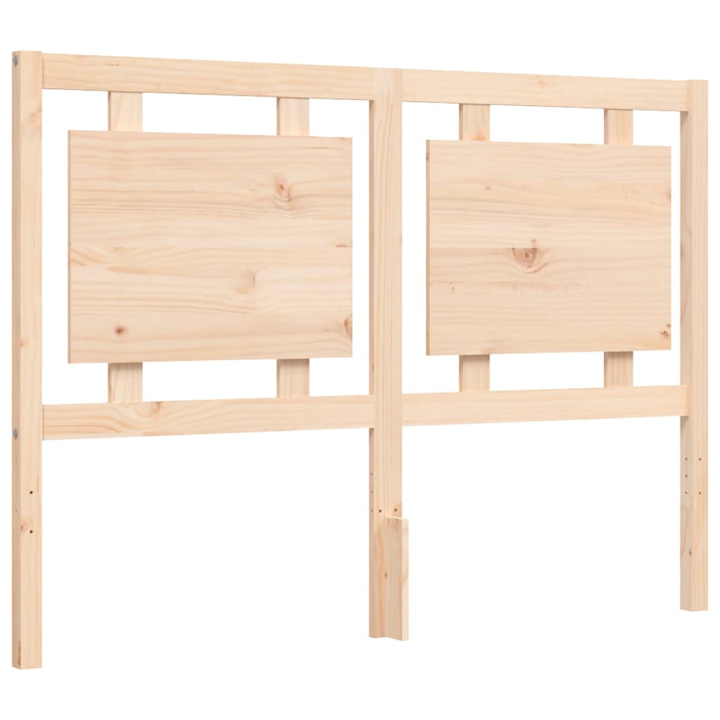 Cadre de lit sans matelas 140x190 cm bois massif - XIOS
