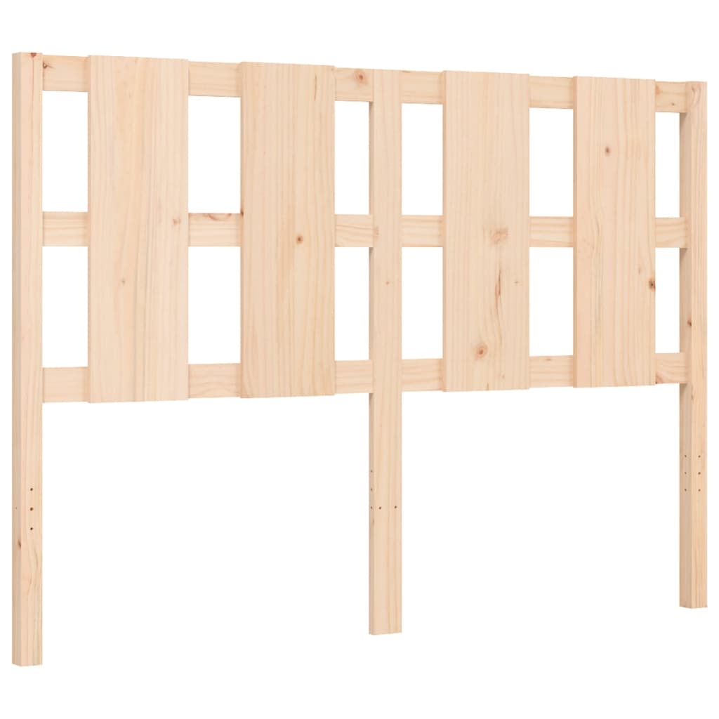 Cadre de lit sans matelas 140x190 cm bois massif - XIOS
