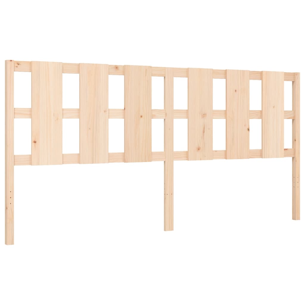 Cadre de lit sans matelas 200x200 cm bois massif - XIOS