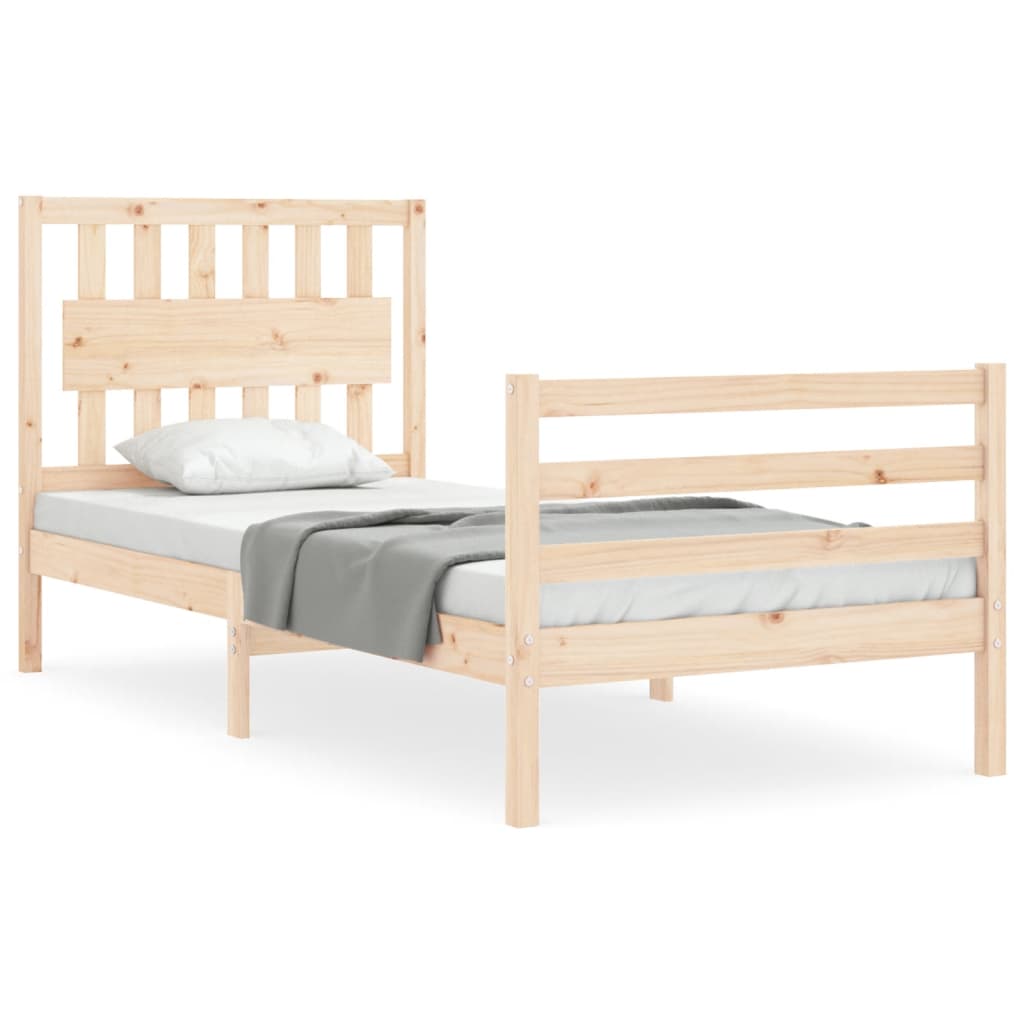 Cadre de lit sans matelas bois massif - XIOS