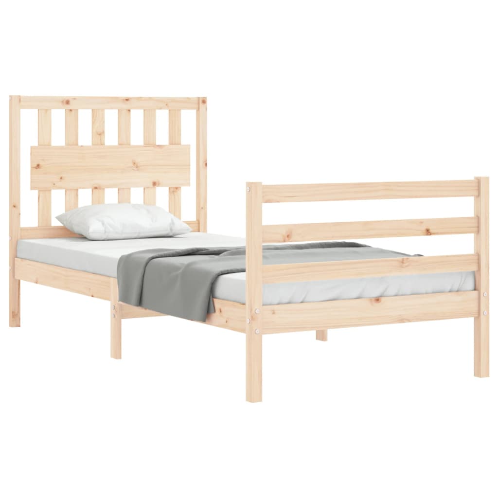 Cadre de lit sans matelas bois massif - XIOS