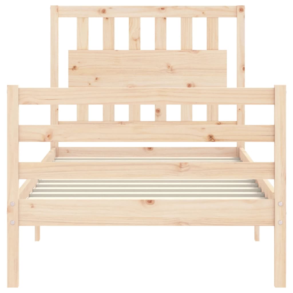 Cadre de lit sans matelas bois massif - XIOS