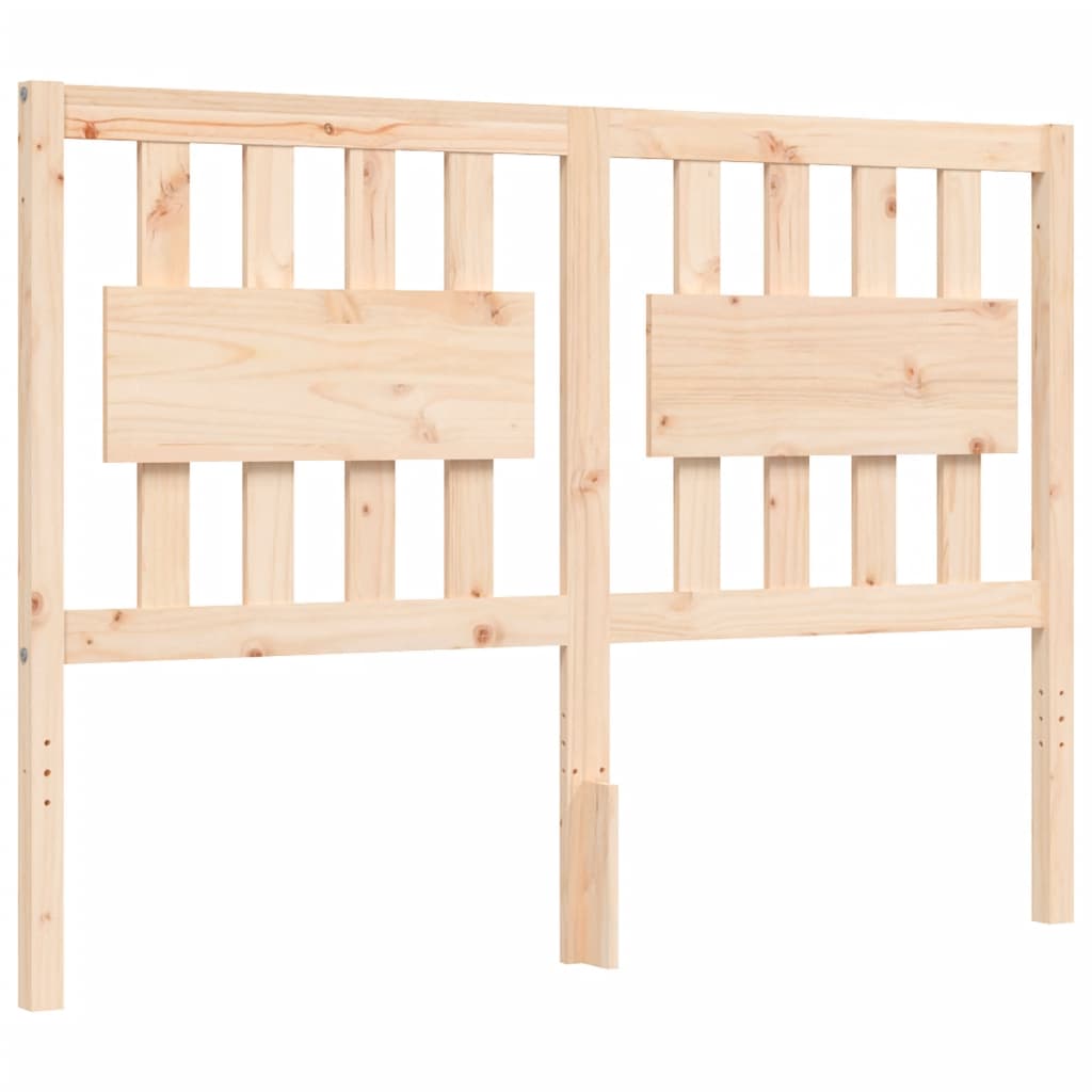 Cadre de lit sans matelas 120x200 cm bois massif - XIOS