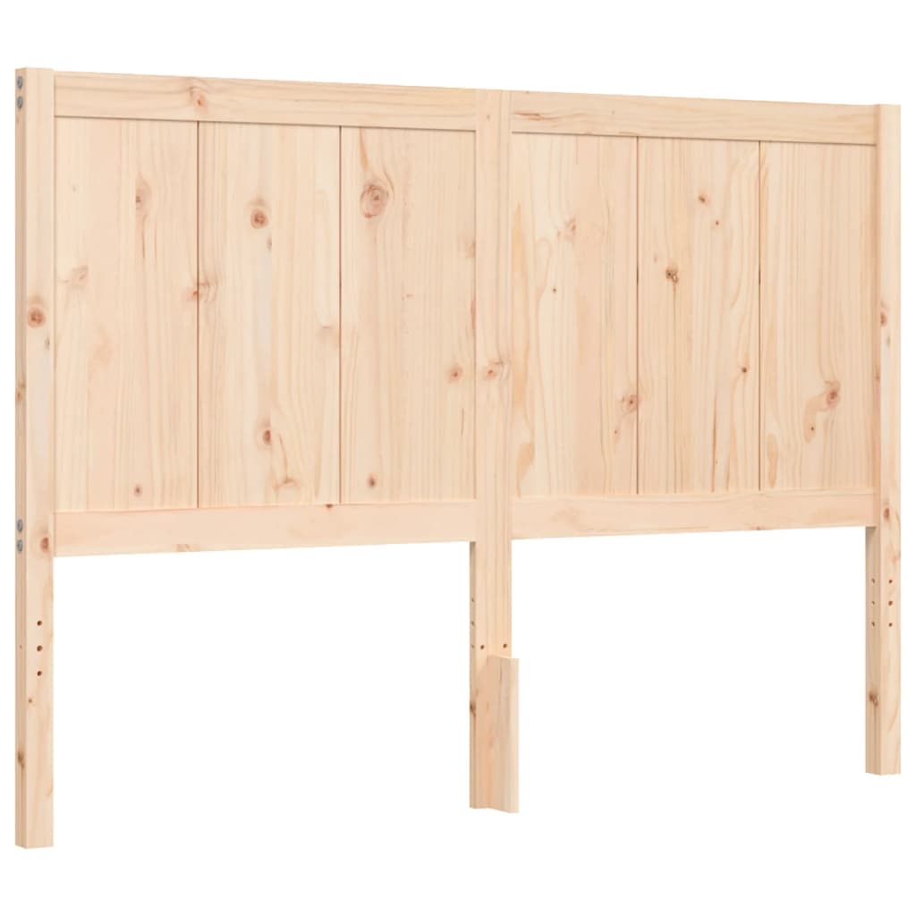 Cadre de lit sans matelas 140x200 cm bois massif - XIOS