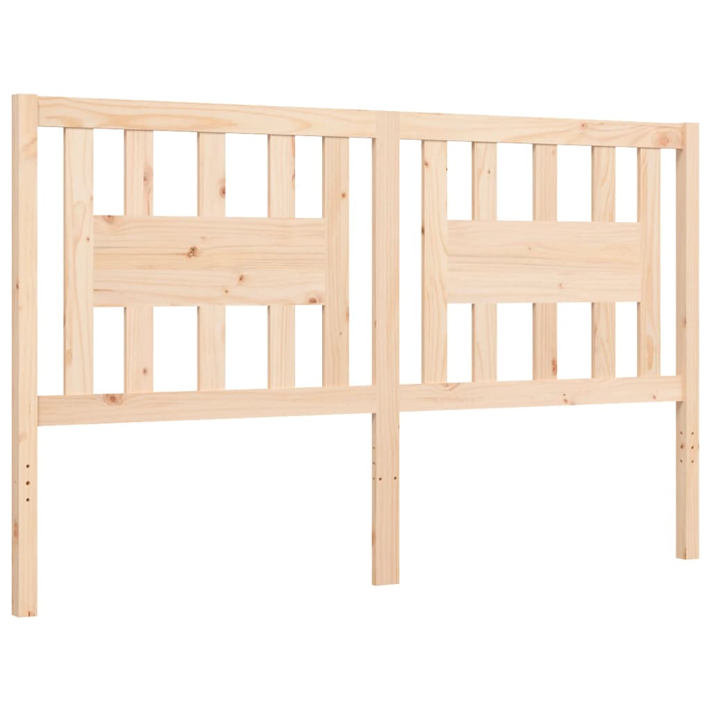 Cadre de lit sans matelas 160x200 cm bois massif - XIOS