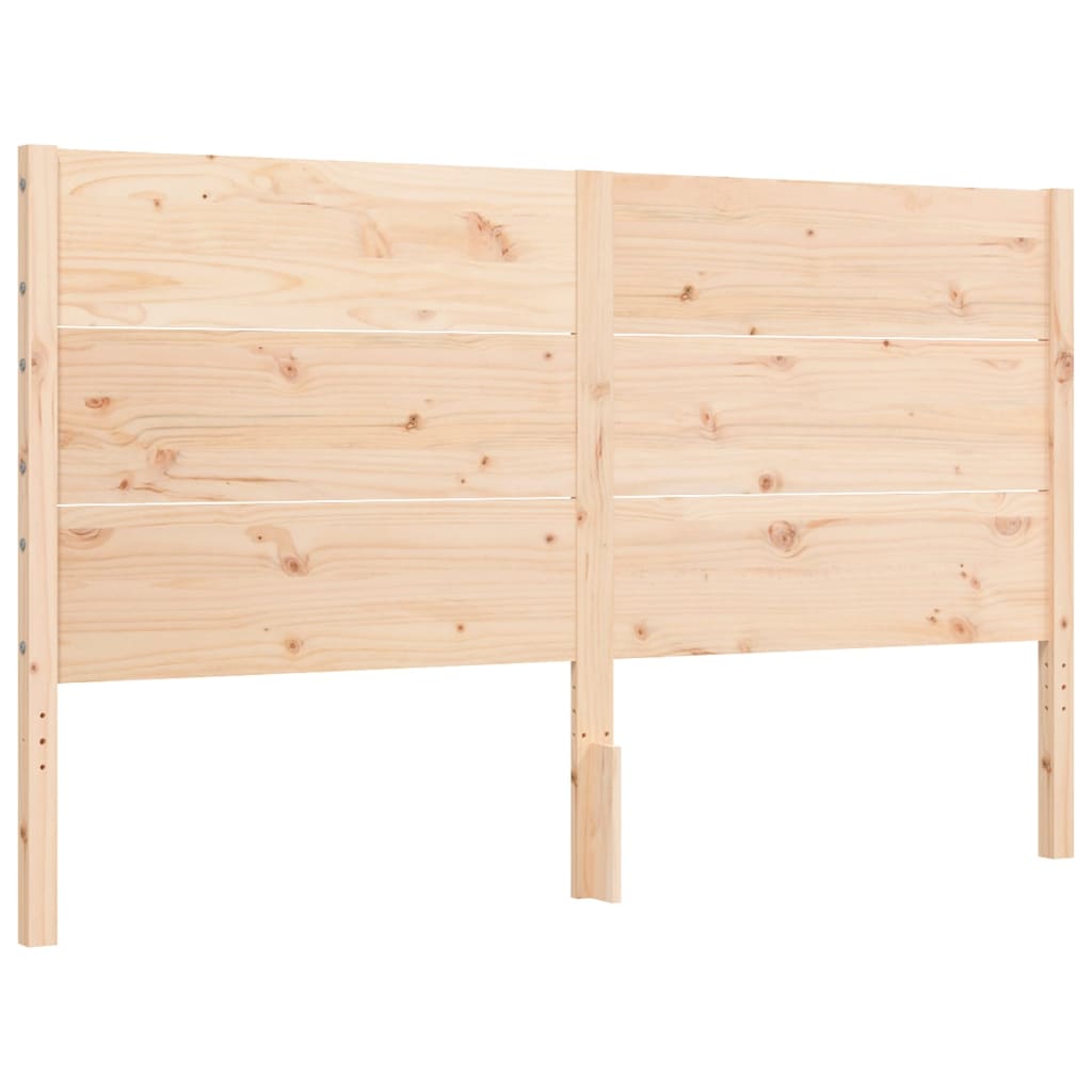 Cadre de lit sans matelas 160x200 cm bois massif - XIOS