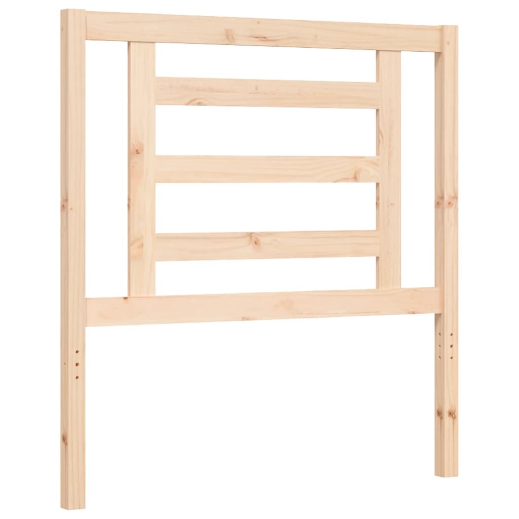 Cadre de lit sans matelas 90x200 cm bois massif - XIOS