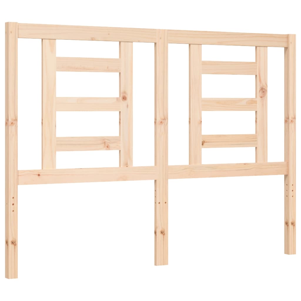 Cadre de lit sans matelas 140x200 cm bois massif - XIOS