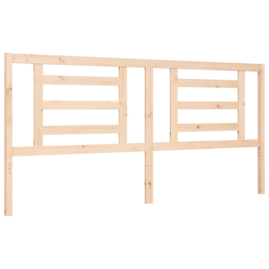 Cadre de lit sans matelas 200x200 cm bois massif - XIOS