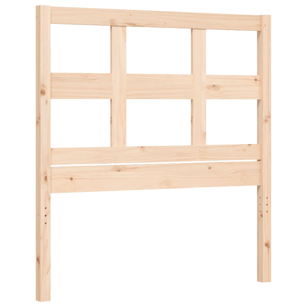 Cadre de lit sans matelas 90x200 cm bois massif - XIOS