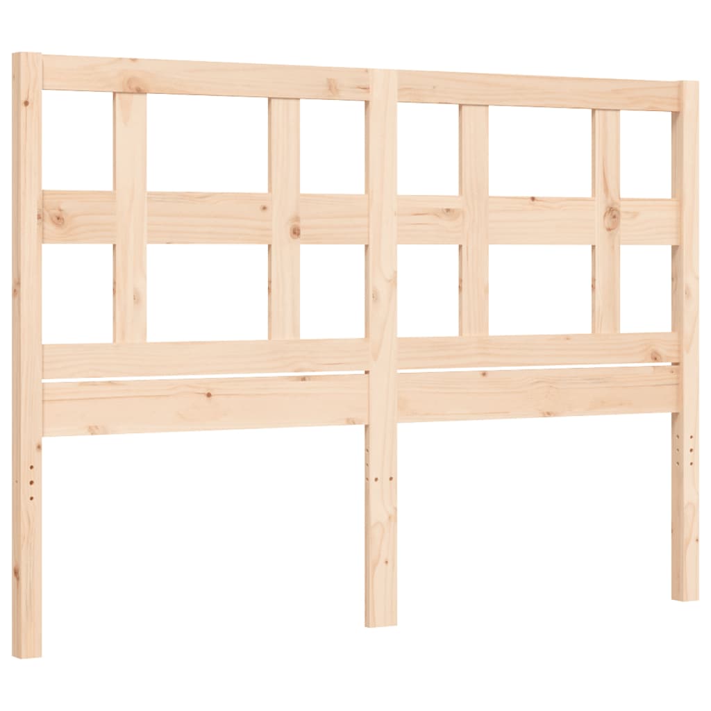 Cadre de lit sans matelas 120x200 cm bois massif - XIOS