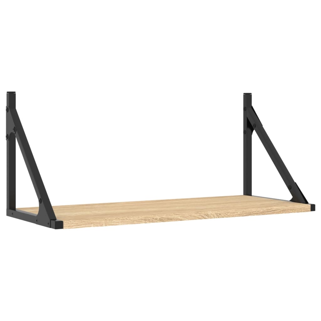 Étagères murales 2 pcs chêne sonoma 60x25x25,5 cm - XIOS