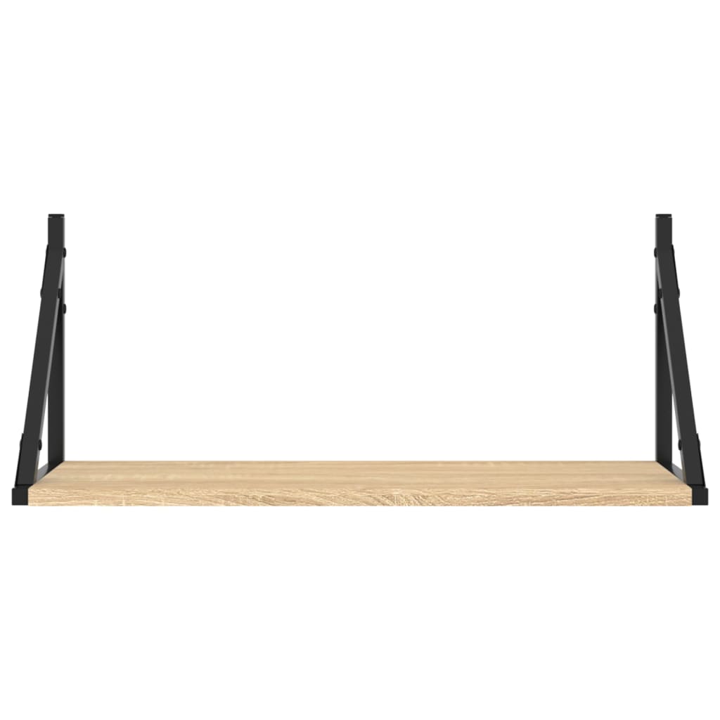Étagères murales 2 pcs chêne sonoma 60x25x25,5 cm - XIOS