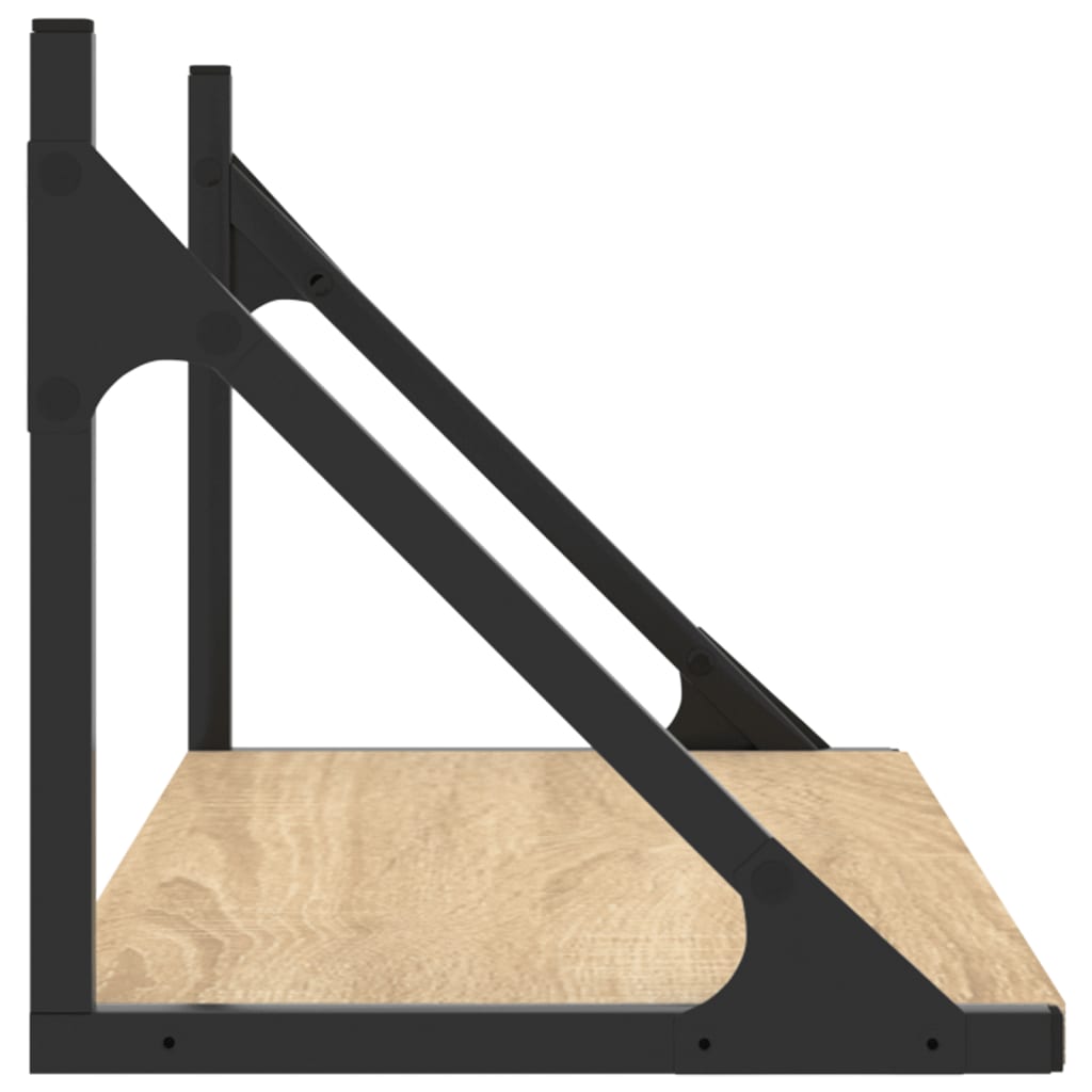 Étagères murales 2 pcs chêne sonoma 60x25x25,5 cm - XIOS