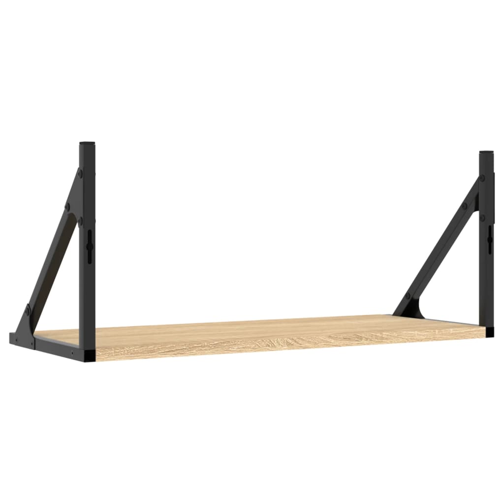 Étagères murales 2 pcs chêne sonoma 60x25x25,5 cm - XIOS