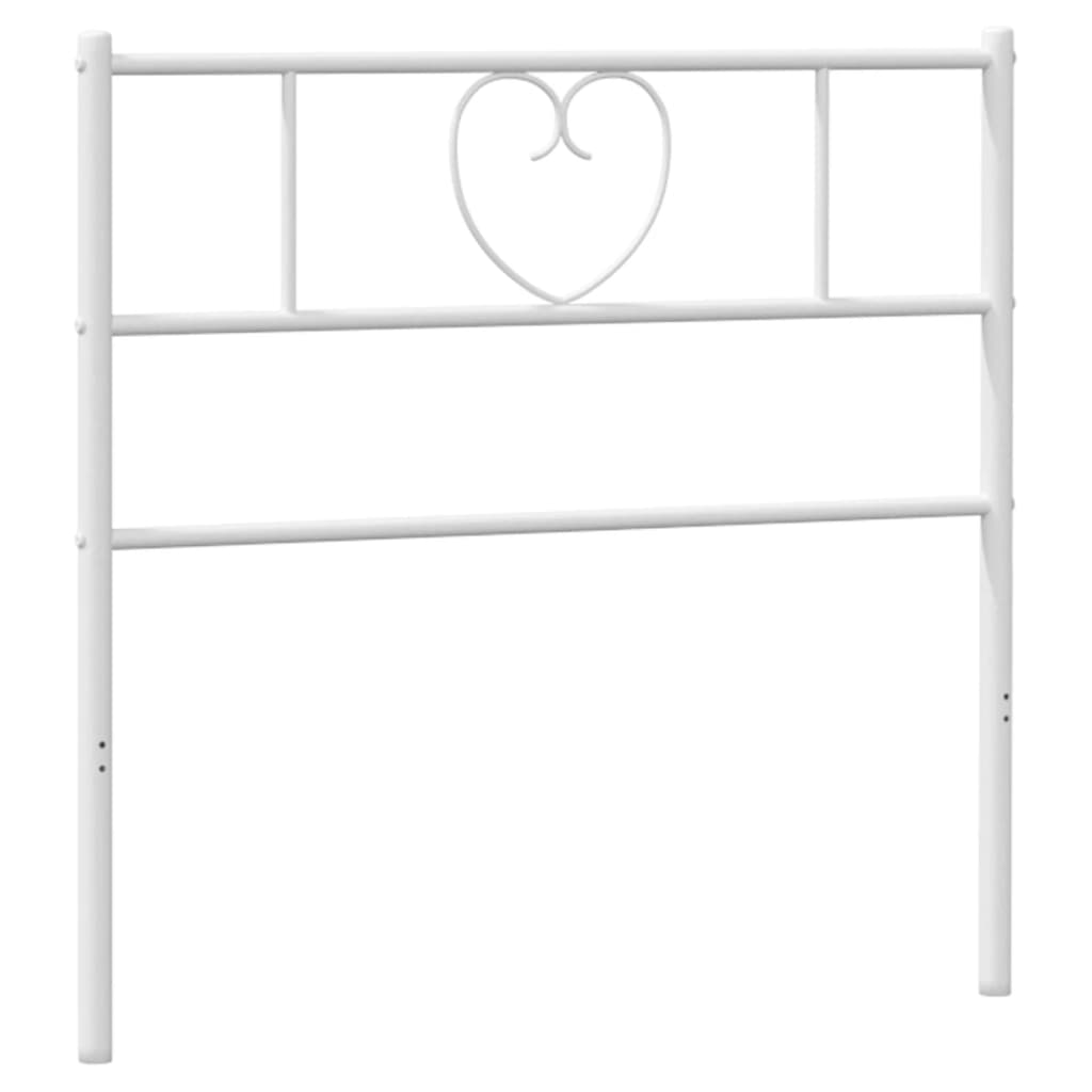 Tête de lit métal blanc 90 cm - XIOS