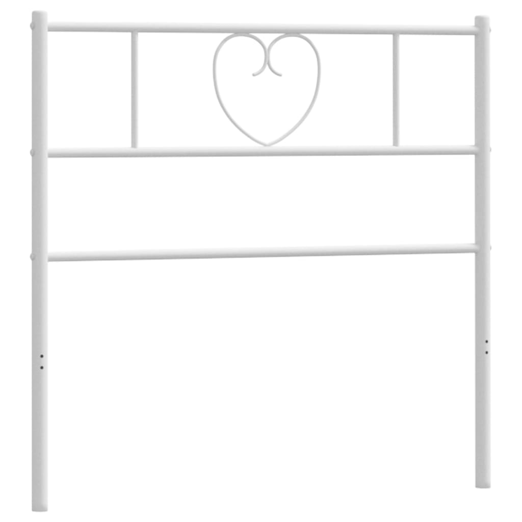 Tête de lit métal blanc 90 cm - XIOS