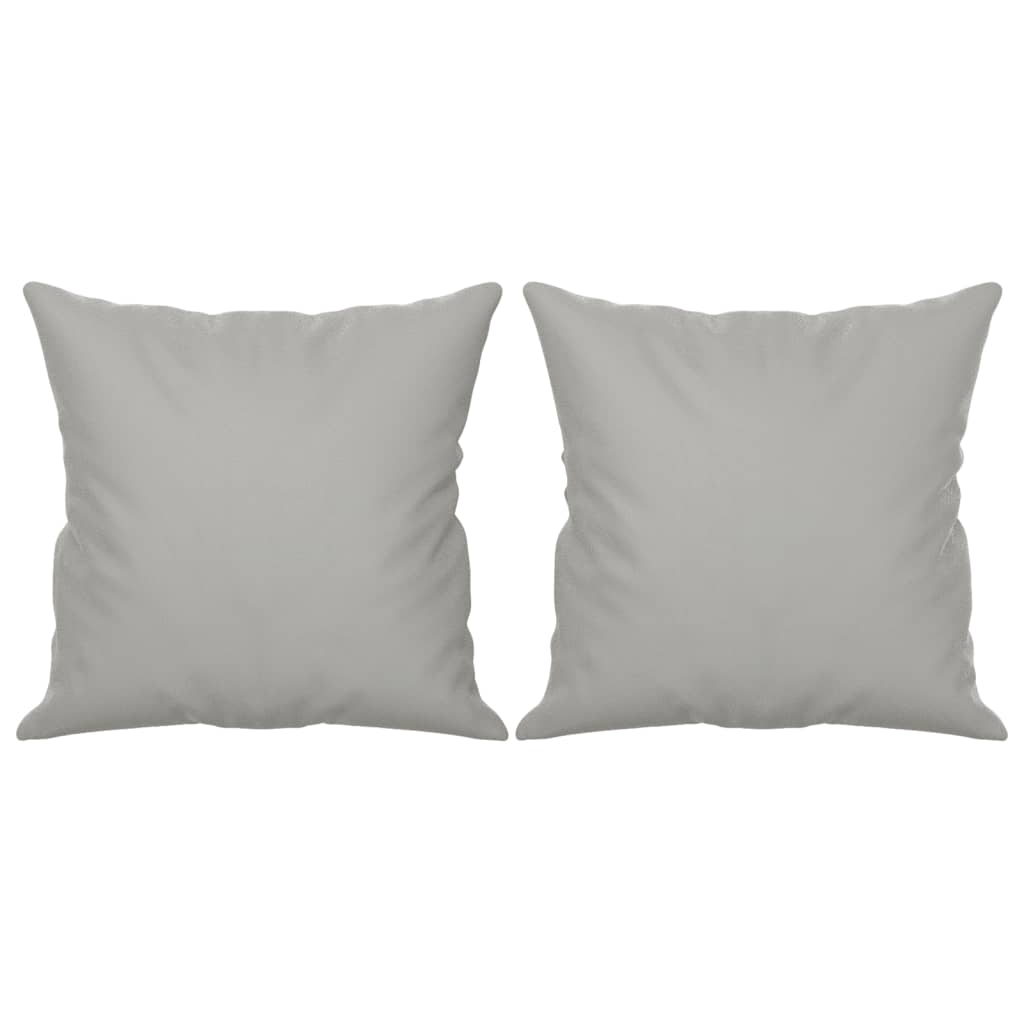 Canapé 3 places avec oreillers gris clair 180 cm - XIOS