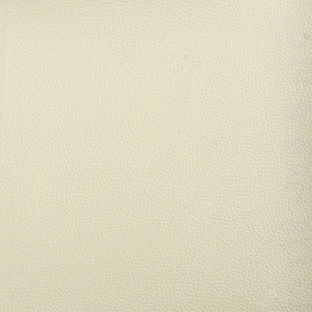 Ensemble de canapés 4 pcs avec coussins crème similicuir - XIOS