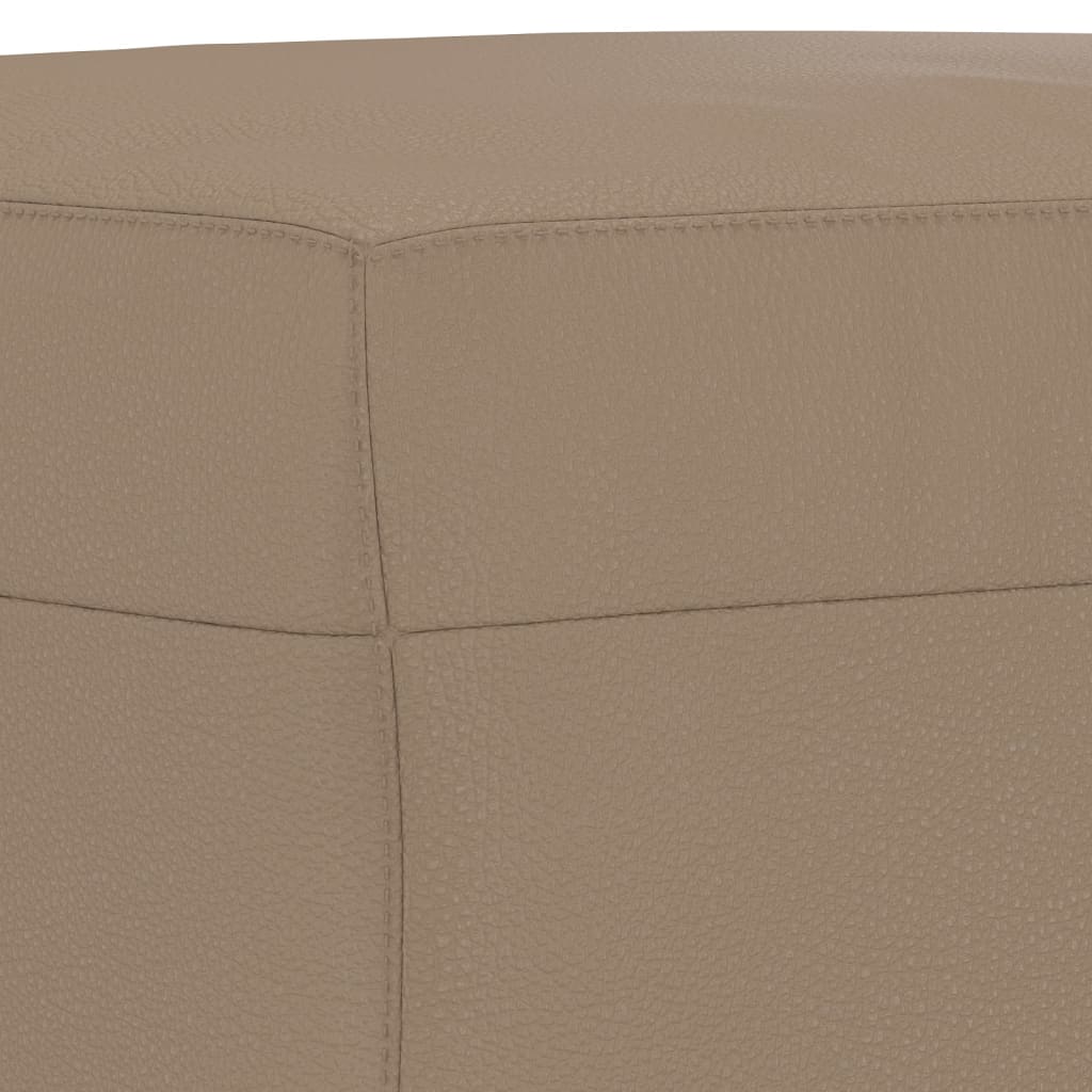 Ensemble de canapés 4 pcs avec coussins cappuccino similicuir - XIOS