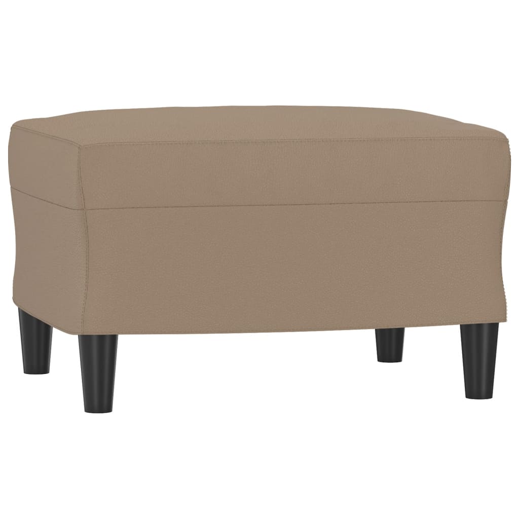Ensemble de canapés 3 pcs avec coussins cappuccino similicuir - XIOS