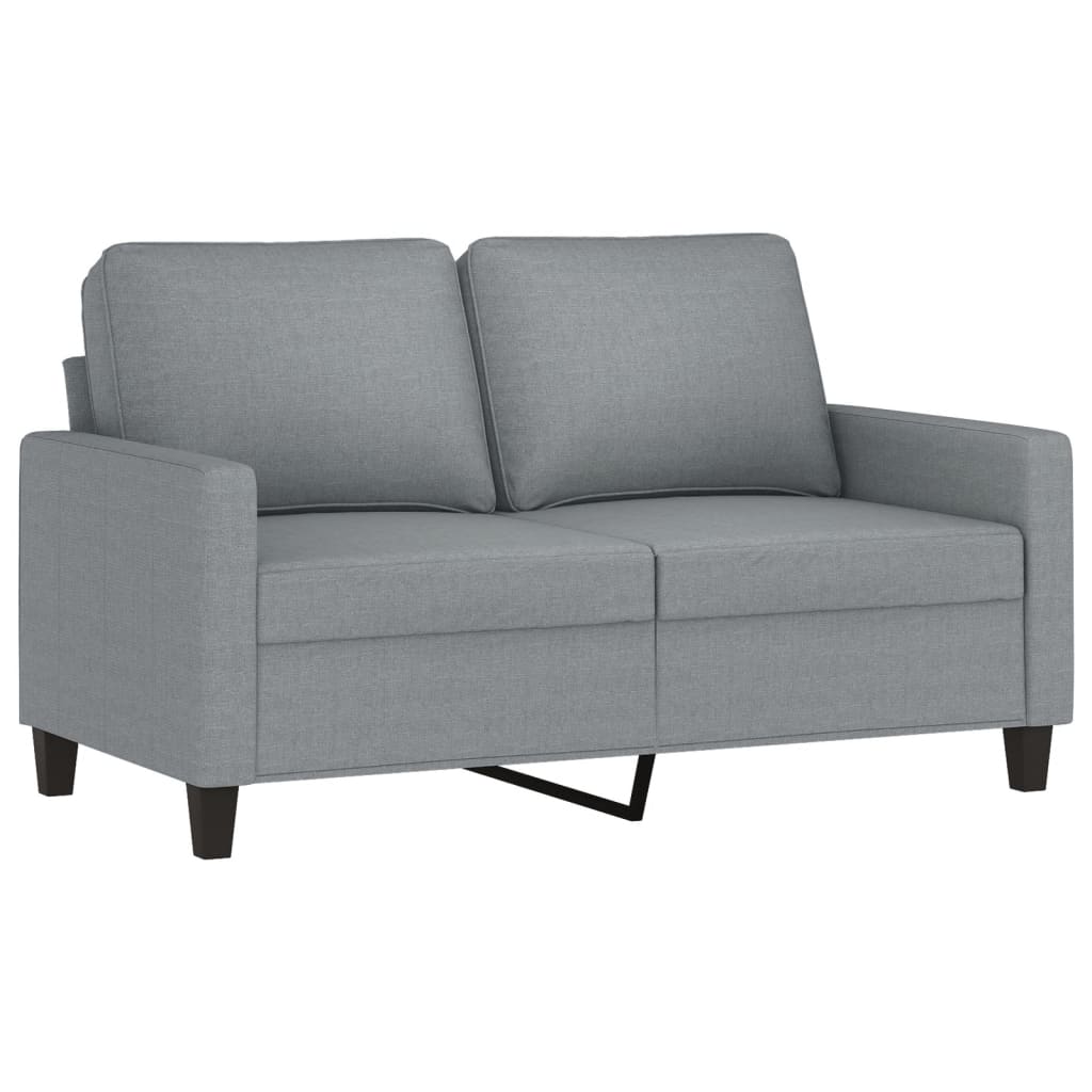 Ensemble de canapés 3 pcs avec coussins Gris clair Tissu - XIOS