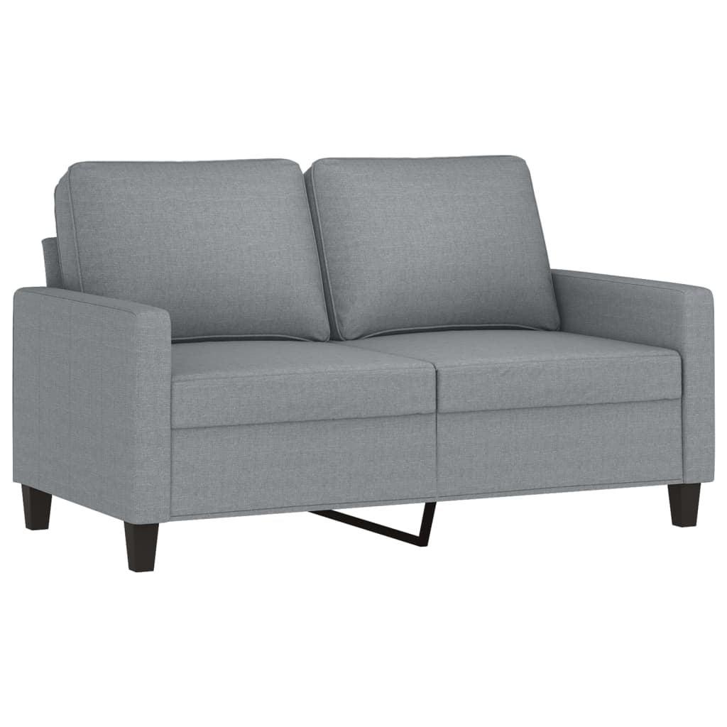 Ensemble de canapés 2 pcs avec coussins Gris clair Tissu - XIOS