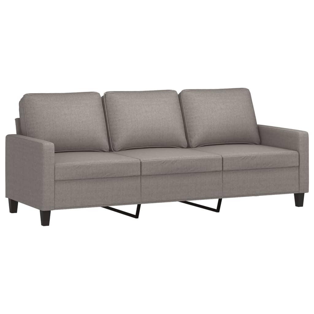 Ensemble de canapés 2 pcs avec coussins Taupe Tissu - XIOS