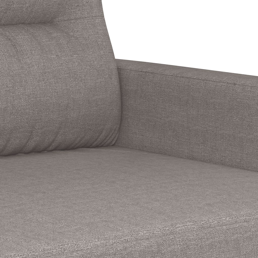 Ensemble de canapés 3 pcs avec coussins taupe tissu - XIOS