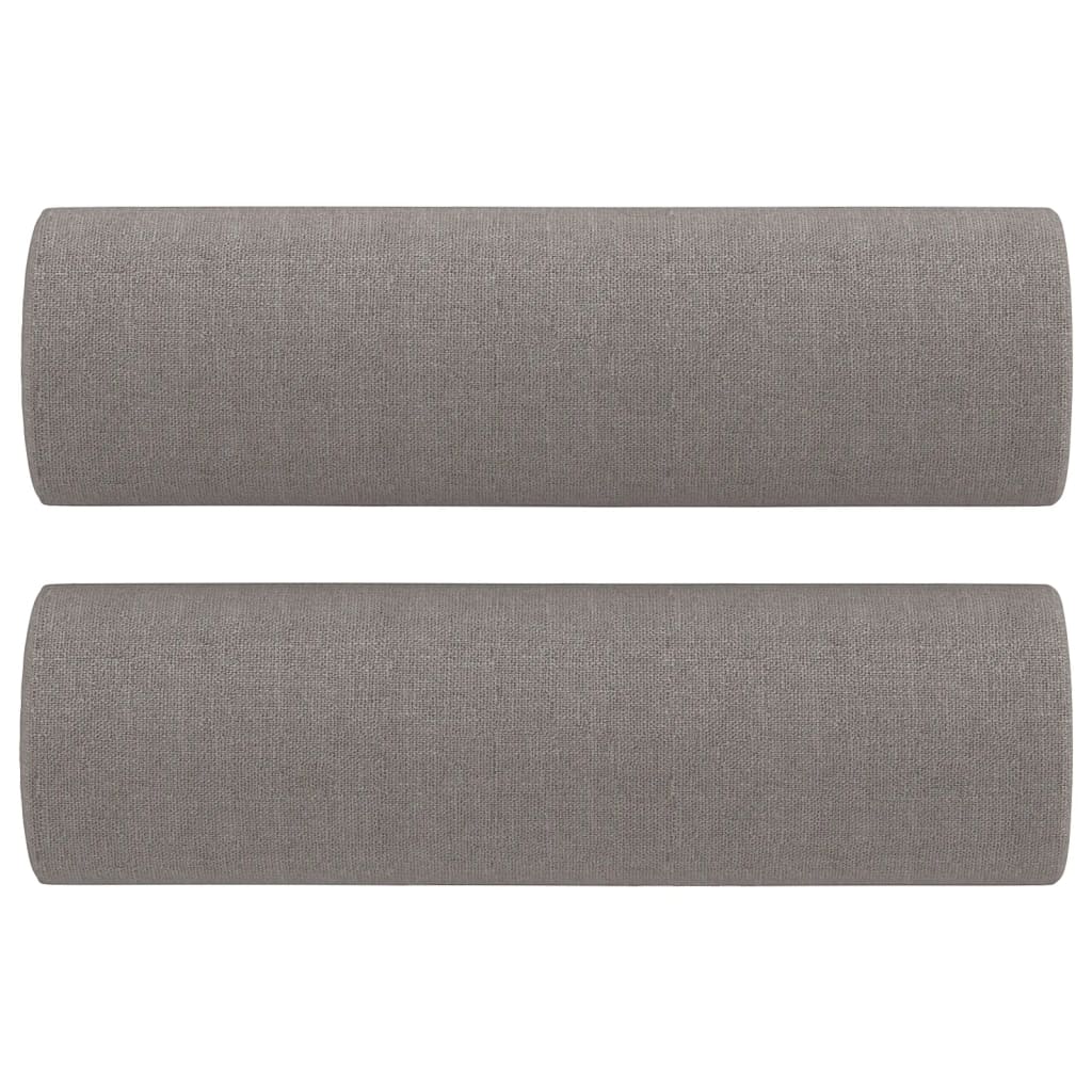Ensemble de canapés 2 pcs avec coussins taupe tissu - XIOS