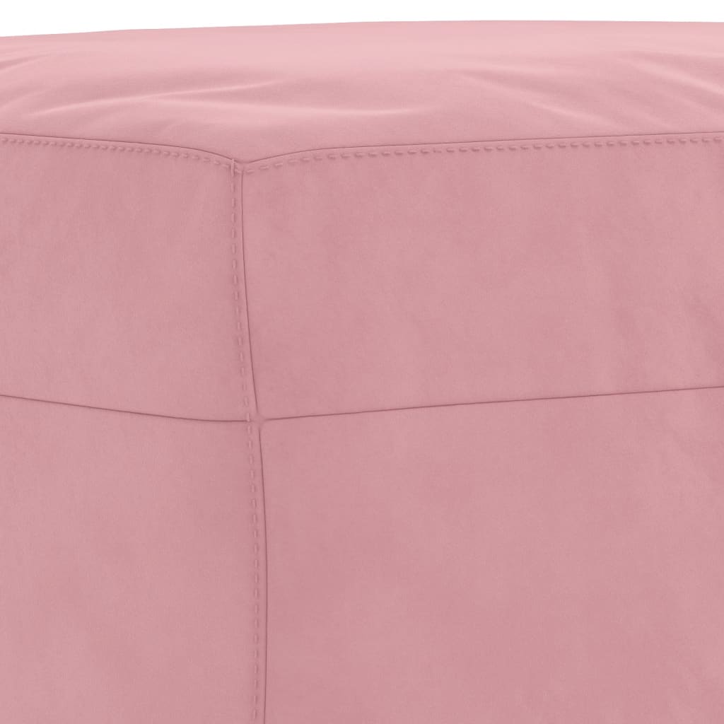 Ensemble de canapés 3 pcs avec coussins Rose Velours - XIOS