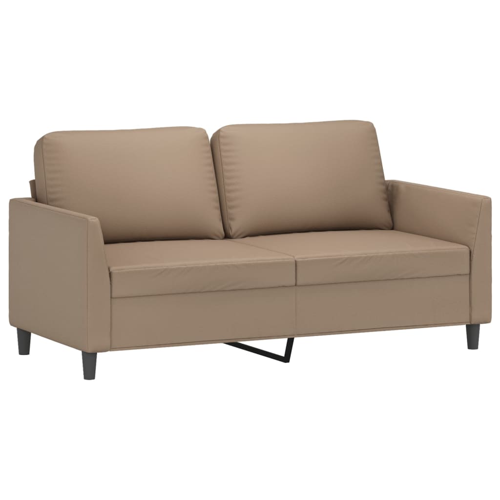 Ensemble de canapés 2 pcs avec coussins Cappuccino Similicuir - XIOS