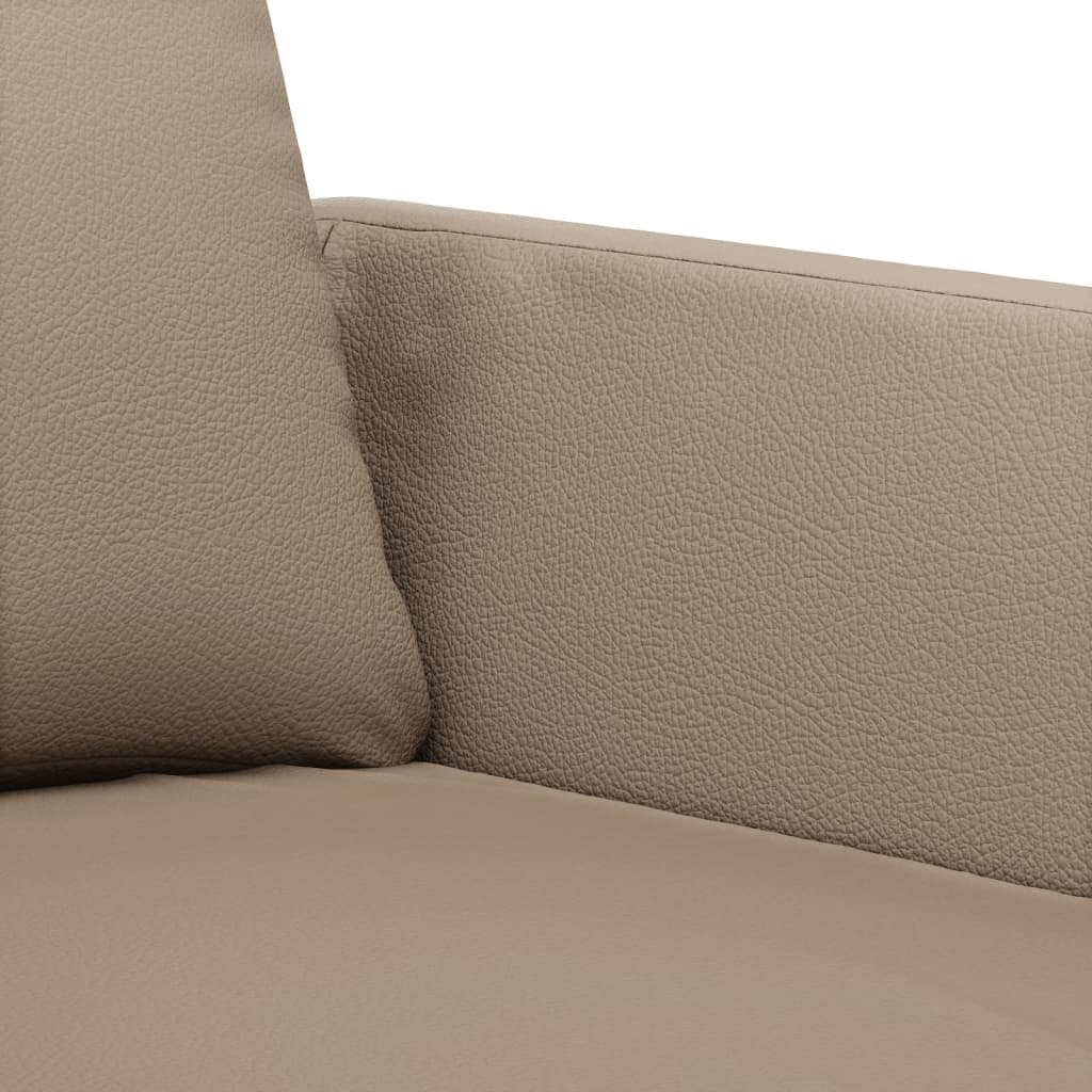 Ensemble de canapés 2 pcs avec coussins Cappuccino Similicuir - XIOS