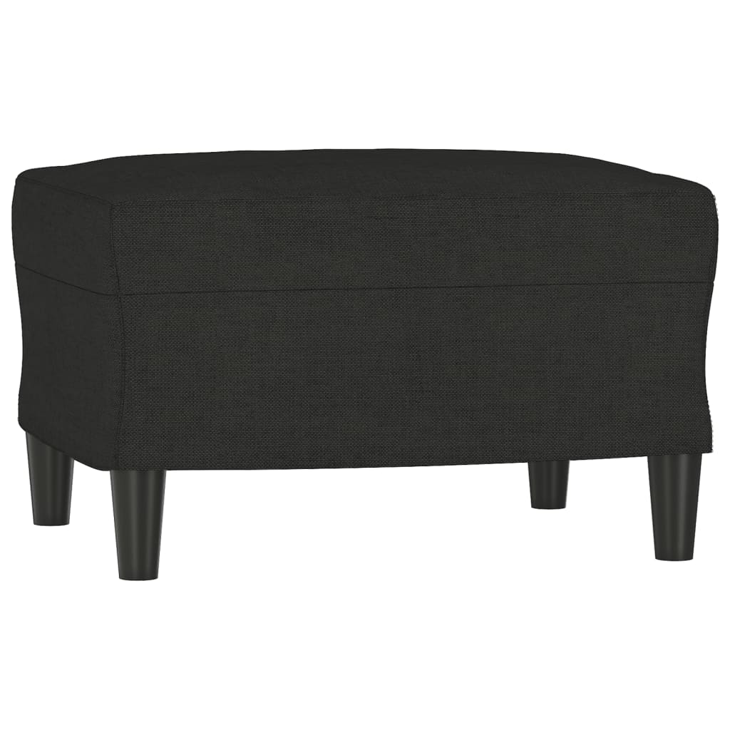 Ensemble de canapés 4 pcs avec coussins Noir Tissu - XIOS