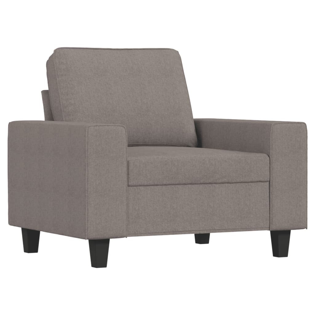 Ensemble de canapés 3 pcs taupe tissu - XIOS