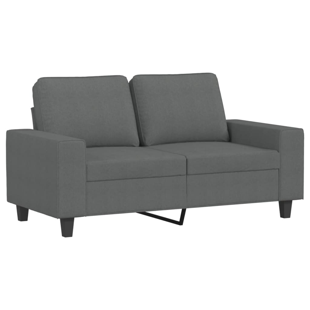 Ensemble de canapés 4 pcs gris foncé tissu - XIOS