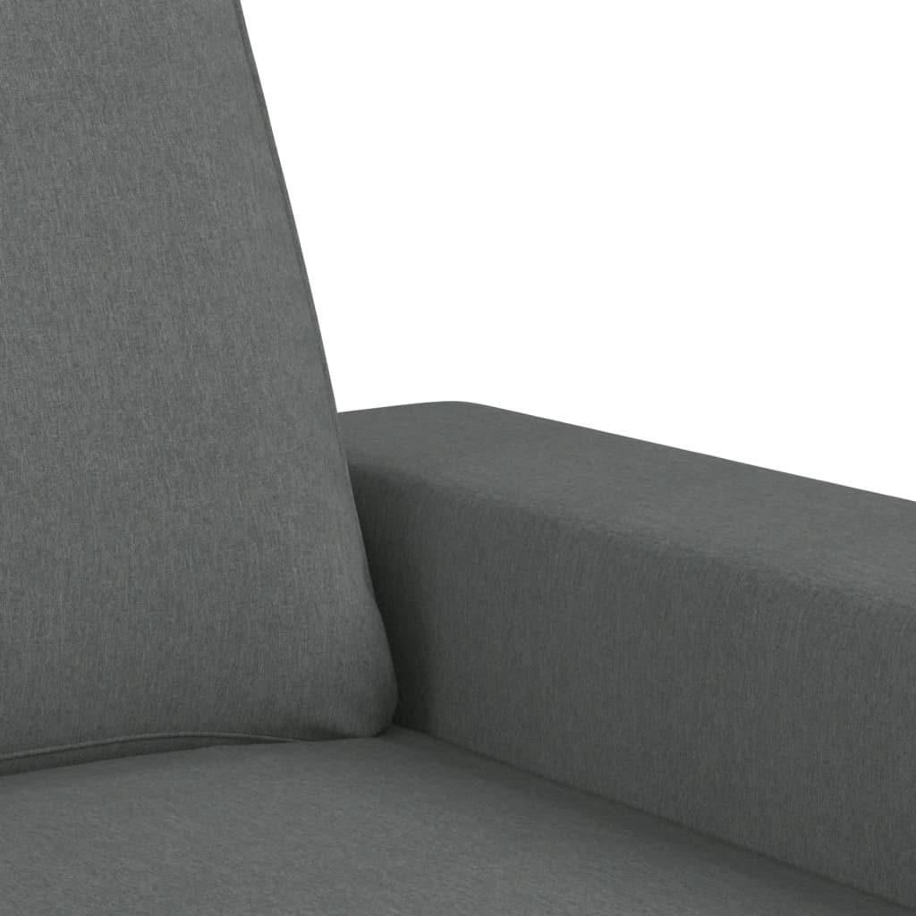 Ensemble de canapés 4 pcs gris foncé tissu - XIOS