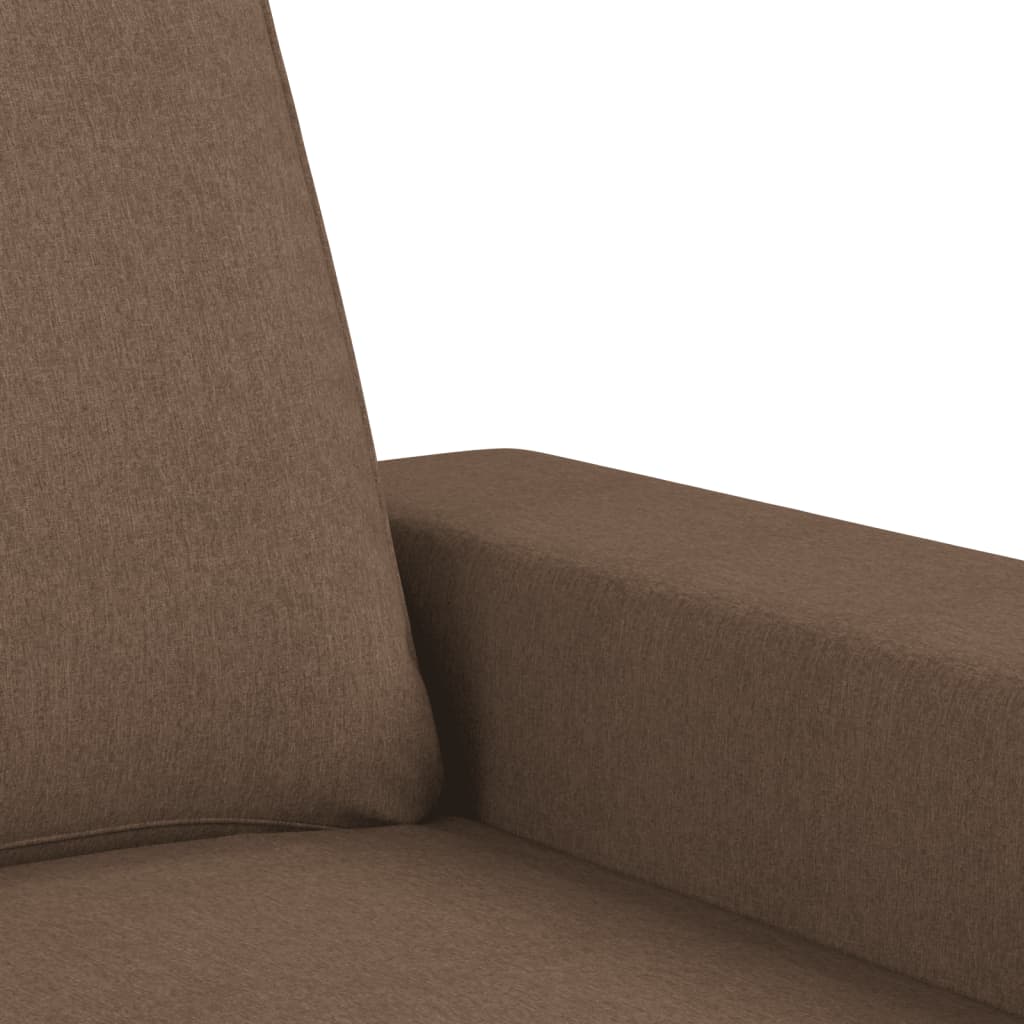 Ensemble de canapés 4 pcs marron tissu - XIOS
