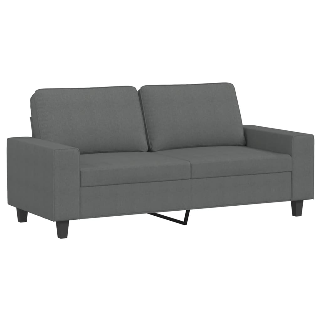 Ensemble de canapés 3 pcs gris foncé tissu - XIOS