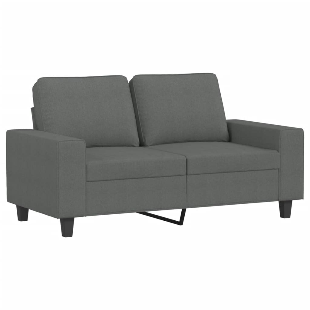 Ensemble de canapés 3 pcs gris foncé tissu - XIOS