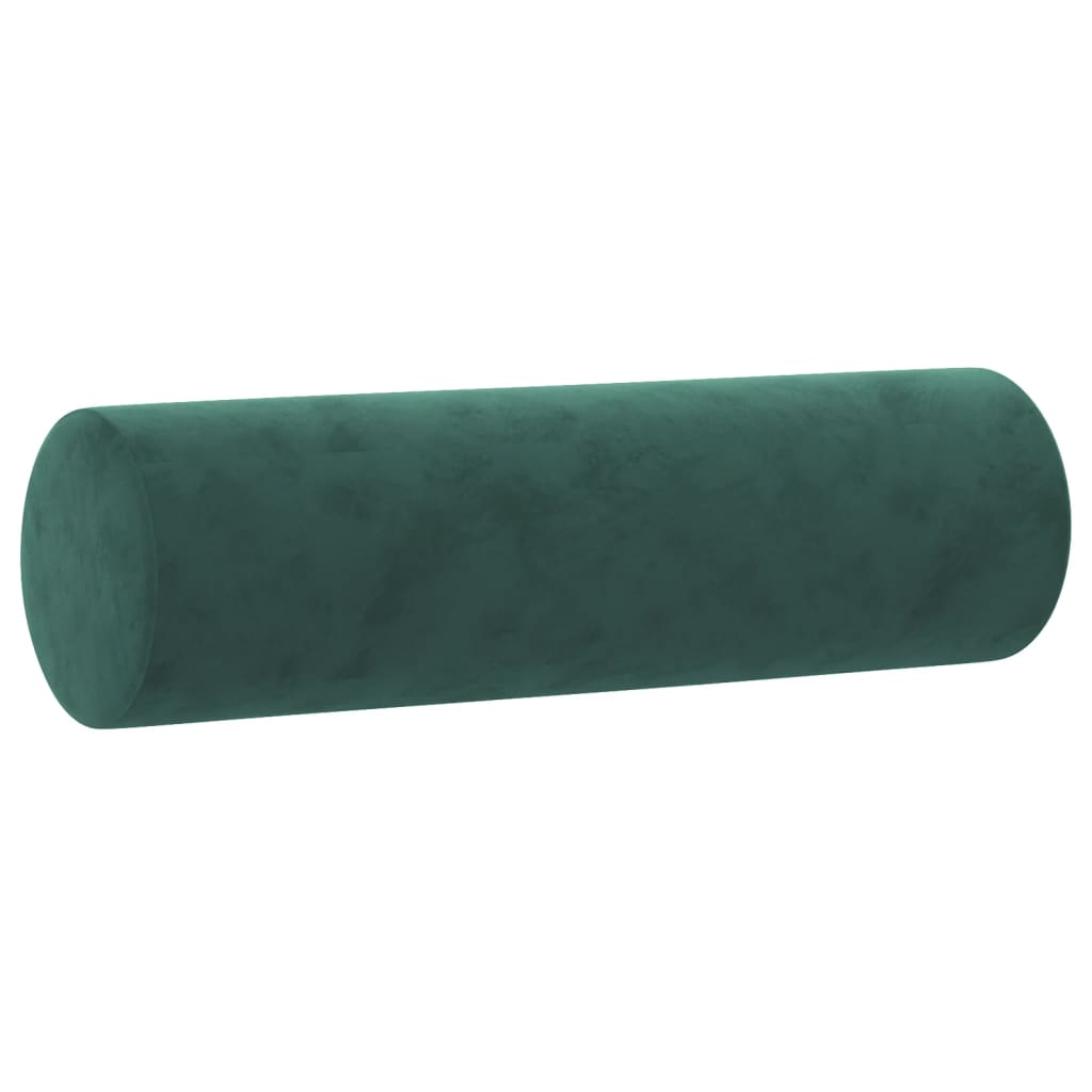 Ensemble de canapés 3 pcs avec coussins vert foncé velours - XIOS