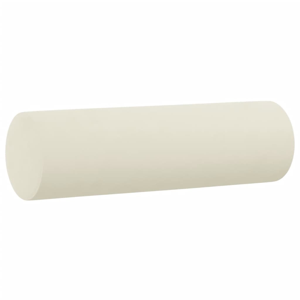 Ensemble de canapés 3 pcs avec coussins crème velours - XIOS