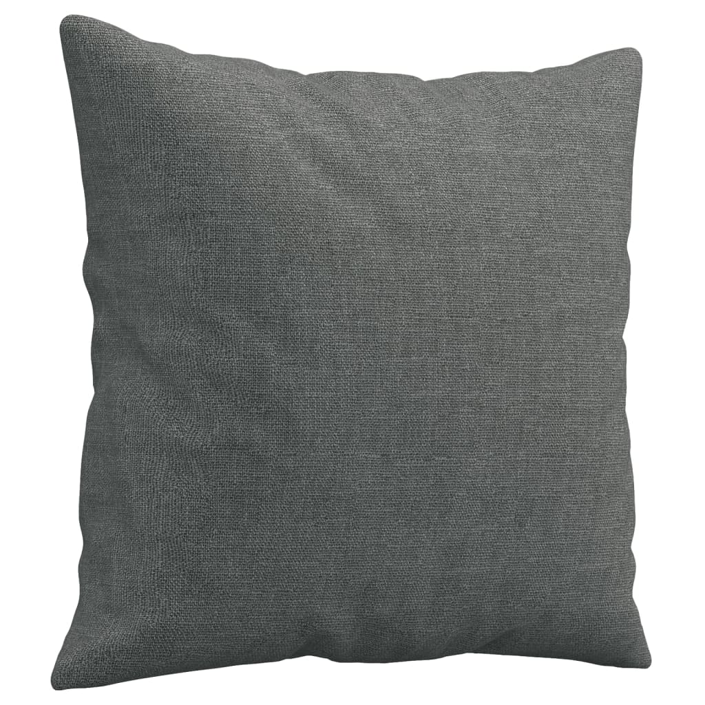 Ensemble de canapés 3 pcs coussins gris foncé tissu - XIOS